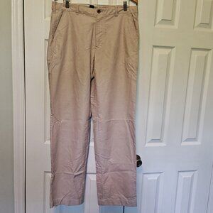 Izod summer cotton pants - light tan 34 length